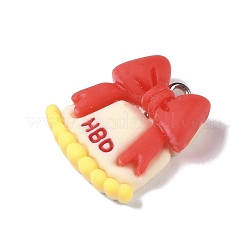 Pendentifs en résine opaque&nbsp;RESI-S403-03J