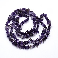 Natürlichen Amethyst Perlen Stränge&nbsp;G-O049-C-23