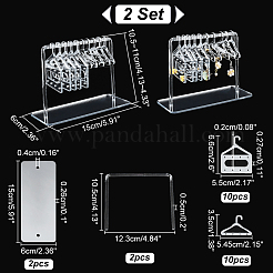 2 Satz Ohrring-Aufhänger aus Acryl&nbsp;EDIS-PH0001-42A