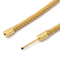 Herstellung von Halsketten aus 3 mm rundem Nylon-Mailand-Kordel&nbsp;BJEW-H642-01G-26