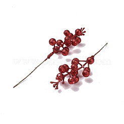 Accesorios de tallo de fruta de imitación de plástico&nbsp;DIY-B048-02C