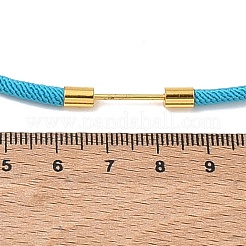 Verstellbare Nylonschnur Halskette machen&nbsp;KK-CBACFA2-02G-26
