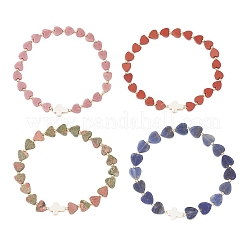 Perle semi preziose naturali si estendono bracciali&nbsp;BJEW-JB13398