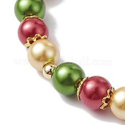 Glas runde Perlen Stretch-Armbänder&nbsp;BJEW-JB10080