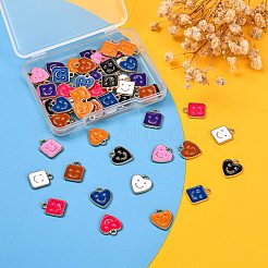 64pcs 16 encantos de esmalte de aleación de estilo&nbsp;ENAM-SZ0002-56