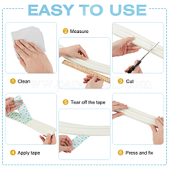 1 Rolle selbstklebende flexible PVC-Formteile&nbsp;AJEW-MA0001-40