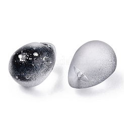 Zweifarbige sprühlackierte Glasanhänger&nbsp;GLAA-T016-37-E01