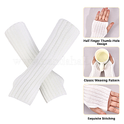 3 Paar fingerlose Strickhandschuhe aus Acrylfasergarn&nbsp;AJEW-DJ0001-59A
