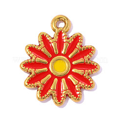 Pendentifs en acier inoxydable 304 émaillés&nbsp;STAS-OY018-26G-02