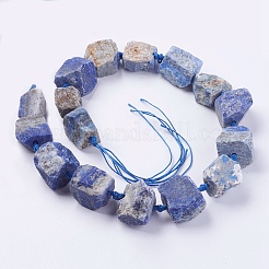 Natürlicher Lapislazuli Perlenstränge&nbsp;X-G-G543-01
