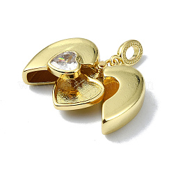 Ciondoli in vero ottone placcato oro 18k con placcatura a cremagliera&nbsp;KK-B084-04G-01