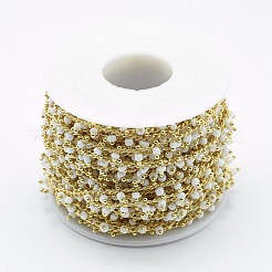 Chaînes de perles en verre manuels&nbsp;CHC-I026-H-03G