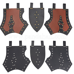 Gonna di protezione per le gambe in similpelle medievale rinascimentale&nbsp;AJEW-WH20816-113B