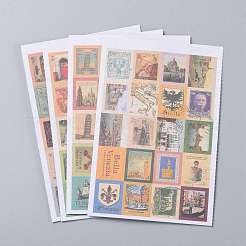 Briefmarke Form DIY Papier-Aufkleber Paster Bild&nbsp;AJEW-L058-50