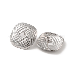 Boucles d'oreilles à tige en acier inoxydable 304 anti-ternissement pour femmes&nbsp;EJEW-L272-027P-02