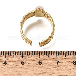Anelli aperti con polsino in acciaio inossidabile 304&nbsp;RJEW-F213-02G-12