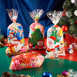 40 Stück 4 Stile Weihnachtsthema OPP selbstklebende Keks- und Snack-Verpackungsbeutel&nbsp;CON-TAC0010-90A