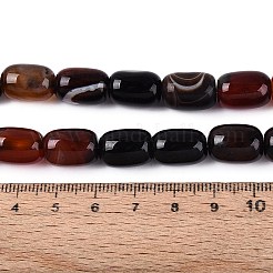 Chapelets de perles d'agate naturelle&nbsp;G-N356-02B-02