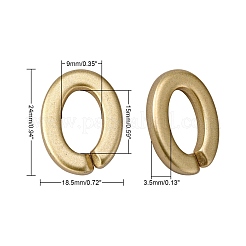 Anelli di collegamento in acrilico verniciato a spruzzo opaco&nbsp;OACR-S021-27A-B01