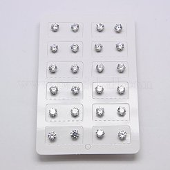 Clous d'oreilles en zircone cubique&nbsp;STAS-E051-3G