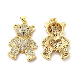 Colgante micropavé cubic zirconia de latón&nbsp;KK-A180-19G