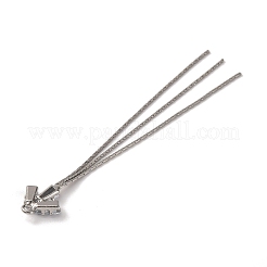 Messing Micro Pave klare Zirkonia große Anhänger&nbsp;KK-G510-12P