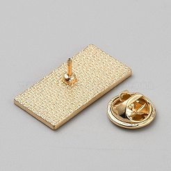 Épingles en émail pour fournitures scolaires&nbsp;JEWB-WH0021-57KCG-10