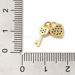 Ottone micro spianare fascino zirconi&nbsp;KK-C072-27B-G