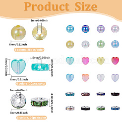 Kits de fabrication de bijoux en perles de strass acryliques et en laiton&nbsp;DIY-SP0002-85