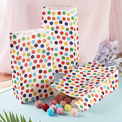 12 sachet à bonbons rectangulaire en papier aux couleurs de l'arc-en-ciel&nbsp;ABAG-TA0002-34A