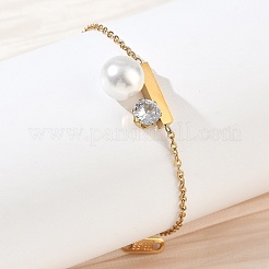 Armbänder aus Edelstahl 304 mit quaderförmigen Gliedern&nbsp;SA-CBA5F76-06G