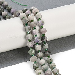 Natürliche Frieden Jade Perlen Stränge&nbsp;G-H057-A10-01