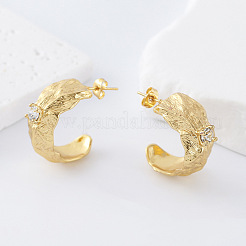 Orecchini a bottone in acciaio inossidabile 304 per donna&nbsp;HX8222