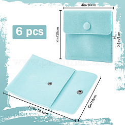 Quadratische Schmuckbeutel aus Samt&nbsp;TP-BBC0001-01A-02