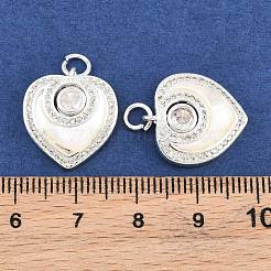 Messing micro pave klare zirkonia anhänger&nbsp;SH-CBA197E-08S