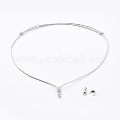Verstellbare koreanische gewachste Polyester Cord Halskette machen Sets&nbsp;AJEW-JB00510