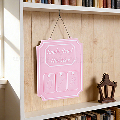Libri di plastica letti quest'anno libreria bancone decorazione libresca&nbsp;AJEW-WH0596-877B