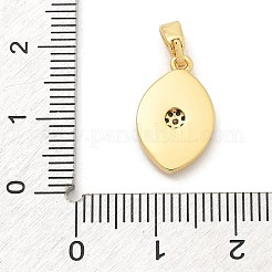 Pendentifs en laiton avec micro pavé de zircone cubique&nbsp;KK-M303-01G-11