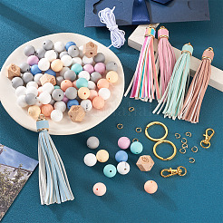 Kit per la creazione di braccialetti portachiavi fai da te&nbsp;DIY-TA0004-21