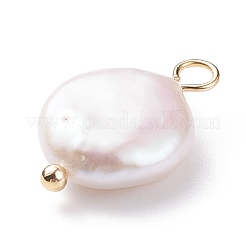 Natürliche Barockperle Keshi Perle Anhänger&nbsp;PALLOY-JF01494-01