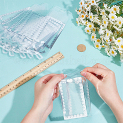Faltbare Geschenkverpackungsboxen aus transparentem PVC mit Herzdruck&nbsp;CON-WH0085-192B-02