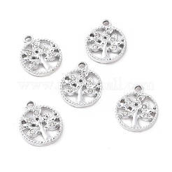 Colgantes de aleación de Diamante de imitación&nbsp;ALRI-C008-10P