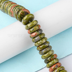Natur Unakit Perlen Stränge&nbsp;G-F743-06D