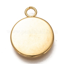 Cabochon-Fassungen für Anhänger aus Edelstahl 304&nbsp;X-STAS-Z030-01H-G
