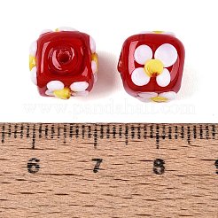 Fatti a mano perle di vetro irregolari&nbsp;LAMP-N042-22A-04