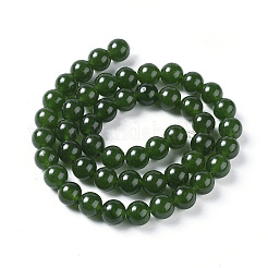 Hilos de abalorios de jade blanco natural&nbsp;X-G-G796-04C-01