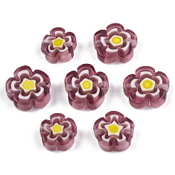 Millefiori a mano fili di perline di vetro&nbsp;LAMP-N029-017D-19