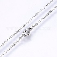 Collane con catene in acciaio inossidabile 304 anti-ossidazione&nbsp;NJEW-F221-03P