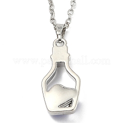 Collane del pendente in resina lega&nbsp;NJEW-B0003-08P