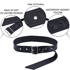 1 cintura in morbida pelle PU con fibbie in lega per cappotto&nbsp;AJEW-GF0015-08